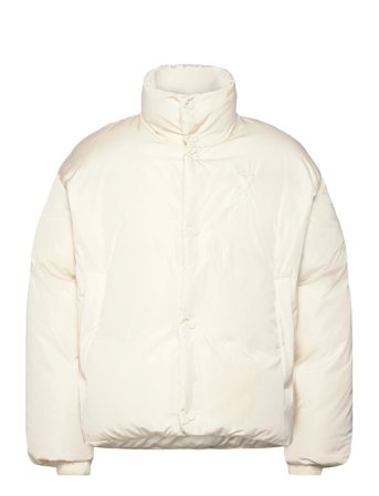 AMI Ami De Coeur Down Jacket - White - S