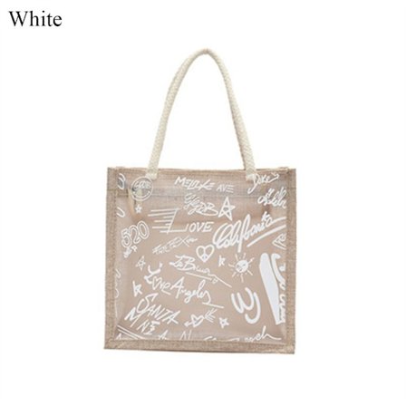 Håndveske Liten tøyveske HVIT