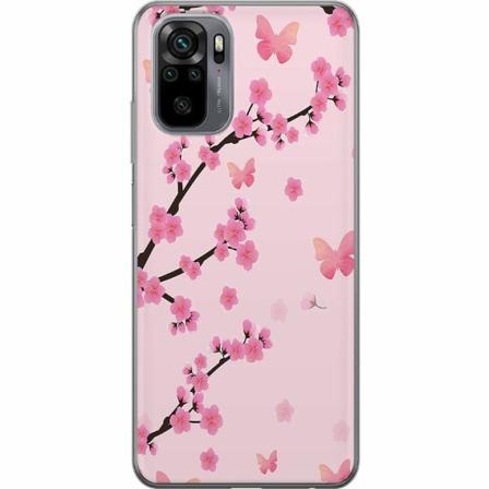 Xiaomi Redmi Note 10s Genomskinligt Skal Blommor