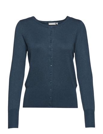 Zubasic 60 Cardigan Essentials Strikket Trøje Cardigan Blå Fransa