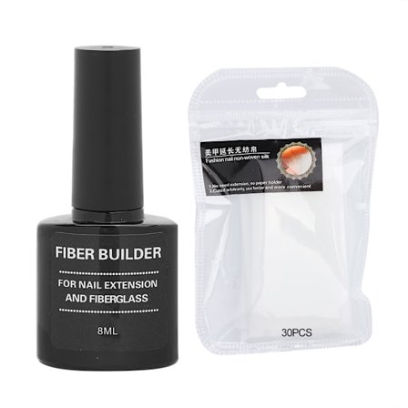 Nagelförlängning Fiberglas Gel Snabb Förlängning Formning Glasfiber Manikyrverktyg 30st Nagelförlängning Fiberglas+Fiberglas Gel
