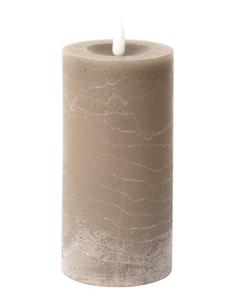 Rustic Finish Led Pillar Candle Home Decoration Candles Led Candles Grey C'est Bon