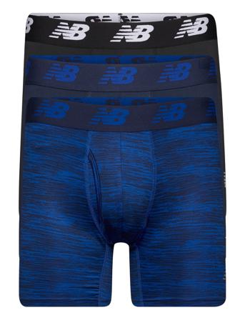 M Premium 6 Boxer Brief With Fly 3Pk Blue New Balance