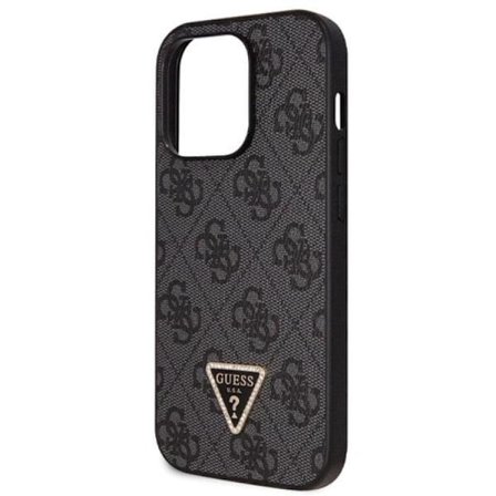 Guess iPhone 13 Pro Mobilskal Crossbody Metall Logo - Svart