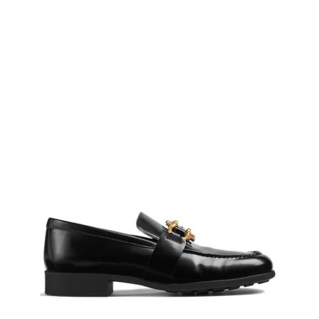 Bottega Veneta, Monsieur Loafers Czarny, Kobieta, Rozmiar: 38 1/2 EU