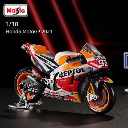 1:18 2023GP Racing Repsol Honda Team Marc Marquez #93 #44 Pol ESPARGARO legeringsmotorcykel Modell samling presentleksak motogp[YATOY]
