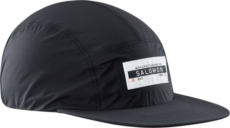 Salomon Bonatti Waterproof Five Panel Cap Unisex caps Black OneSize