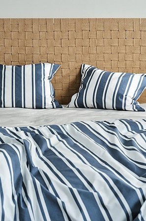 Jotex - Örngott 50x60 Cm 2-pack Ekologisk Blå/vit DEBBIE - Köp Örngott hos Jotex