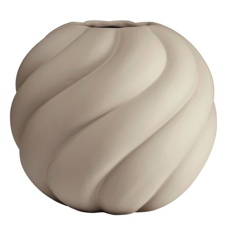 Cooee design Twist Ball vas 20 cm, sand | Inredning > Vaser & Krukor > Vas | Bagaren och Kocken