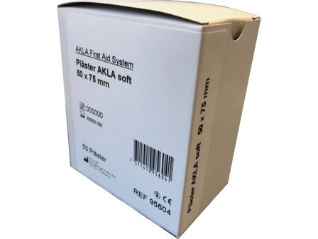 AKLA Plåster Soft NW 53x72mm 50/fp - Lyreco - Skyddsutrustning - Första Hjälpen - Plåster
