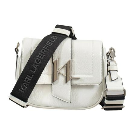 Karl Lagerfeld, shoulder bag Wit, Dames, Maat:ONE Size,leer
