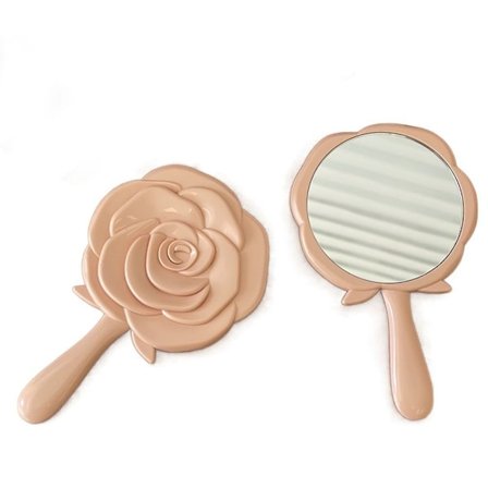 Bärbar spegelsminkglas Handhållet glas