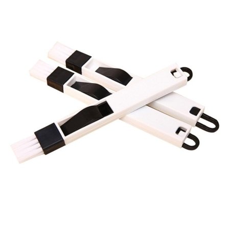 Bærbar to-i-en rengøringsbørste multifunktionel dør- og vindues tastatur rillerenser