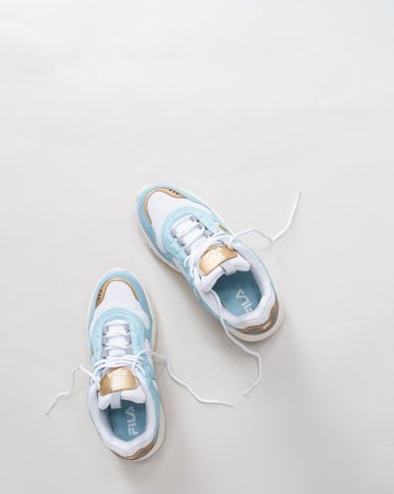 Fila COLLENE LOGO teens Blanc Chaussures Fille - Kids Brand Store