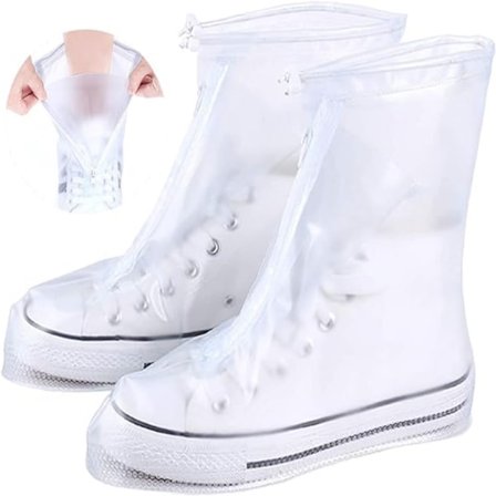 Vandafvisende Sko-Overtræk Genanvendelige Vandafvisende Letvægts Anti-Slip Sko-Overtræk Sko-Overtræk til Regnvejr XL
