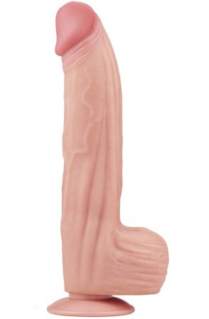King Sized Sliding Skin Dual Layer Dildo 31 cm XL dildo - Blushme.se