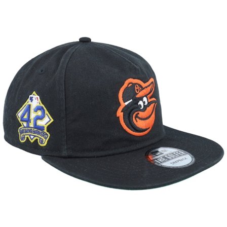 New Era - Negro snapback Gorra - Baltimore Orioles MLB Jackie Robinson Day Golfer Black Snapback @ Hatstore