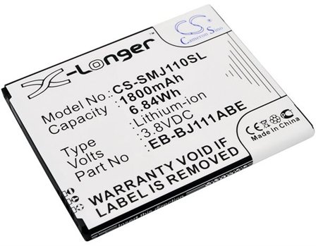 Batteri till SmartPhone, Mobil för Samsung Galaxy J1 Ace VE Duos, SM-J111M/DS m.fl.