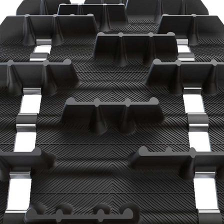 Skotermatta Modellanpassad Camso Backcountry - Lynx Ranger 600 2004-2006