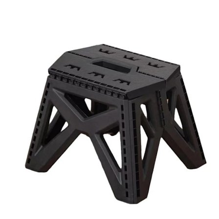 RY-Folding stool for children and adults, non-slip durable plastic bench, camping stool
