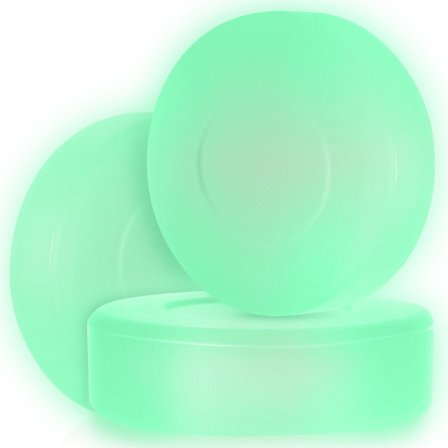 3 stk. Ishockey Pucke Øvelseshockey Pucke Lysende Ishockeybolde Sportsfan Ishockey Pucke