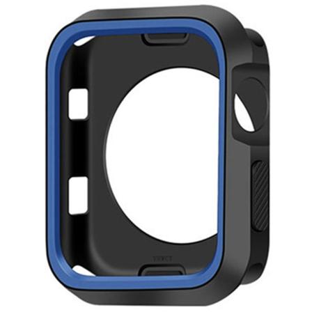Kraftig tynd beskyttende skal - iWatch 4/5 Svart/Blå 44mm