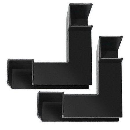 2 stk. Rekehule Akvarium Tunnel Rekegjemmesteder For Akvarium Hjørne Akvarium Hule Hjørne Akvarium Dekor