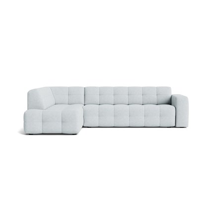 Paris hjørnesofa, venstrevendt - Aragon Krystal blå - 294x220x77cm - Elegant & robust hjørnesofa med uovertruffen komfort - Perfekt samlingspunkt i 