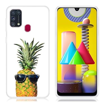 Deco Samsung Galaxy M31 Etui - Ananas
