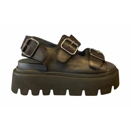 Lofina Sandaler Sort, Dame Sandaler, Størrelse: 37 EU