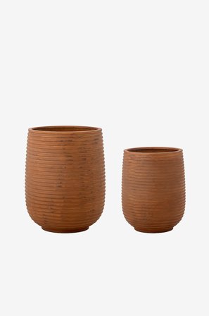 Bloomingville - Mesola Blomsterpotte - Brun - Krukker & vaser - Fra Homeroom