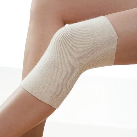 Peters Angora Knævarmer m. silikonebånd Beige XL, Tøj & Bolig, Undertøj, Skiundertøj