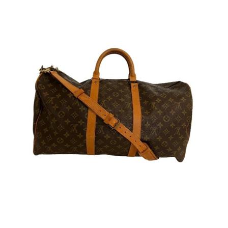 Louis Vuitton Vintage Pre-owned Jased canvas travel-Tass , Bruin , Dames , Maat: ONE Size Vintage Tassen