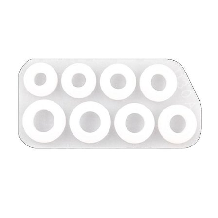 Krystalform DIY Håndværk Krystal Epoxy Resin Form Assorterede Ringe Silikoneform-fg