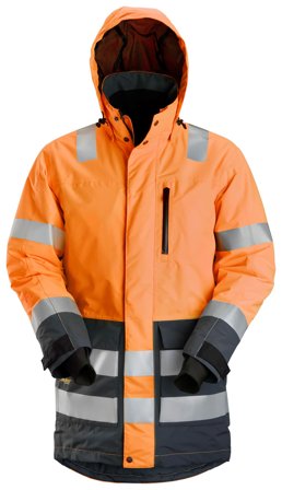 Snickers Workwear 1830 AllroundWork Huomiotakki huomioväri, oranssi, vedenpitävä Huomioväri, Oranssi, Vaatteet