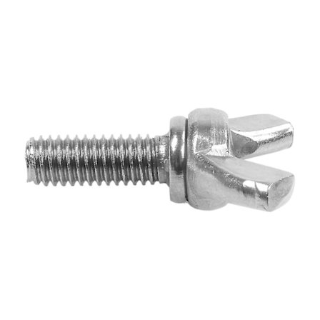 M6x16mm Vingmøtrik i Rustfrit Stål Metal Vingmøtrik Hardware Bolt Skrue
