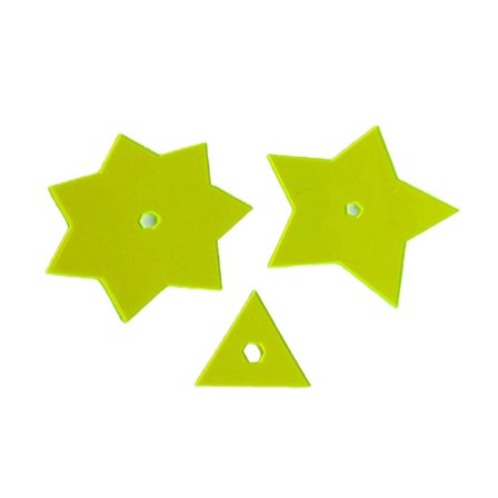 Tilkkutyömallit, 3 kpl Tilkkutyötarvikkeet Akryylikuviomalli DIY-työkalu