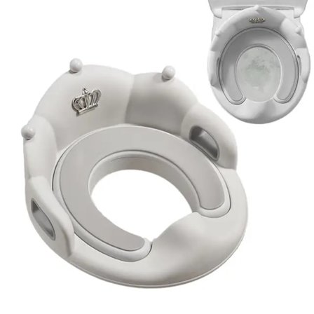 Baby och barn toalett sits ring kvinna bebis och liten pojke