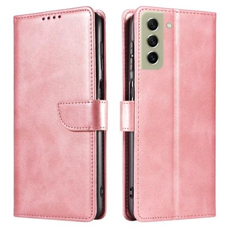 TG Samsung Galaxy S21 FE - Elegant Slank Lommebokveske Roségull