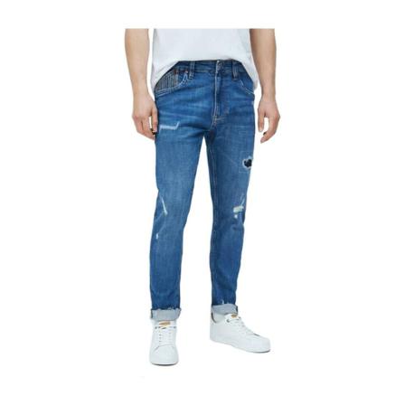 Pepe Jeans, Stan Craf cowboy pants Blauw, Heren, Maat:W30 L30