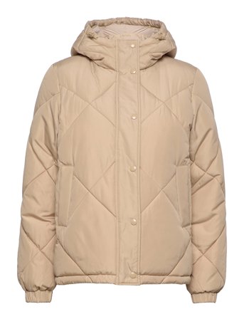Slfmonika Puffer Jacket Beige Selected