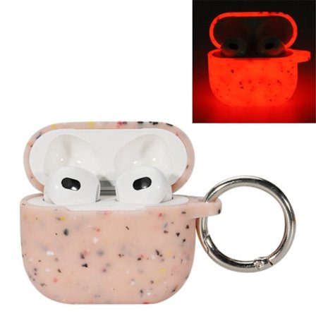 AirPods 3 självlysande fodral med spänne - Rosa