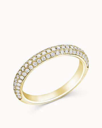 Portofino Petite diamantring i 18K gulguld