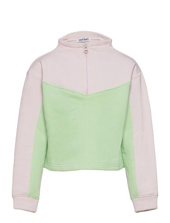 Myrna Ls Half Zip Sweat Patterned Costbart