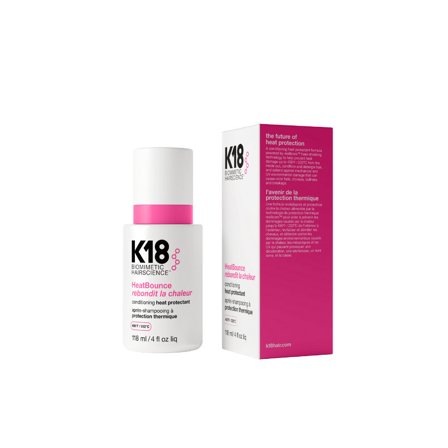 K18 Haircare HeatBounce Conditioning Heat Protectant 118ml - Spray Capelli Styling & Finish