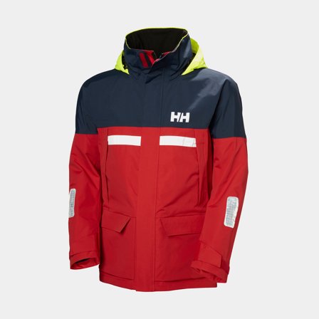 Zeiljas Helly Hansen Pier 4.0 Coastal, Red, heren, Medium