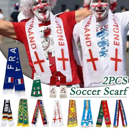 Landslaget Fan Halsduk Brasilien Spanien Argentina Portugal Tofs Flagga Halsduk Fest Souvenir Argentina