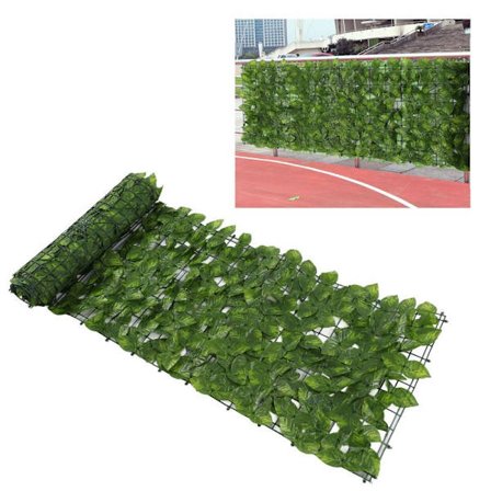 Keinotekoinen lehtiaita Simulointi Estä lehtiä putoamasta Koristeellinen keinotekoinen aita parvekkeelle Piha Väripainettu Omena 0,5x3 metriä