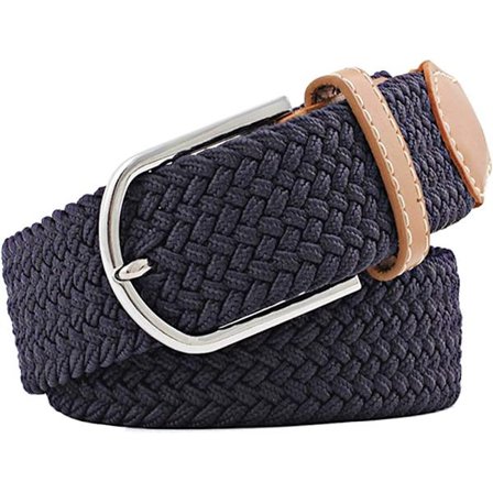 Flerfärgade elastiska vävda bälten Casual flätat stretchbälte - high quality