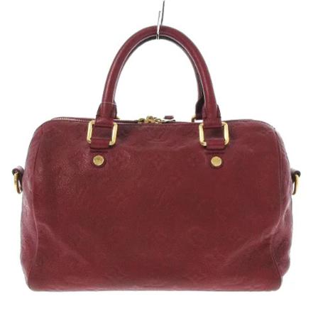 Louis Vuitton Vintage Pre-owned Leather handTass , Rood , Dames , Maat: ONE Size Vintage Tassen